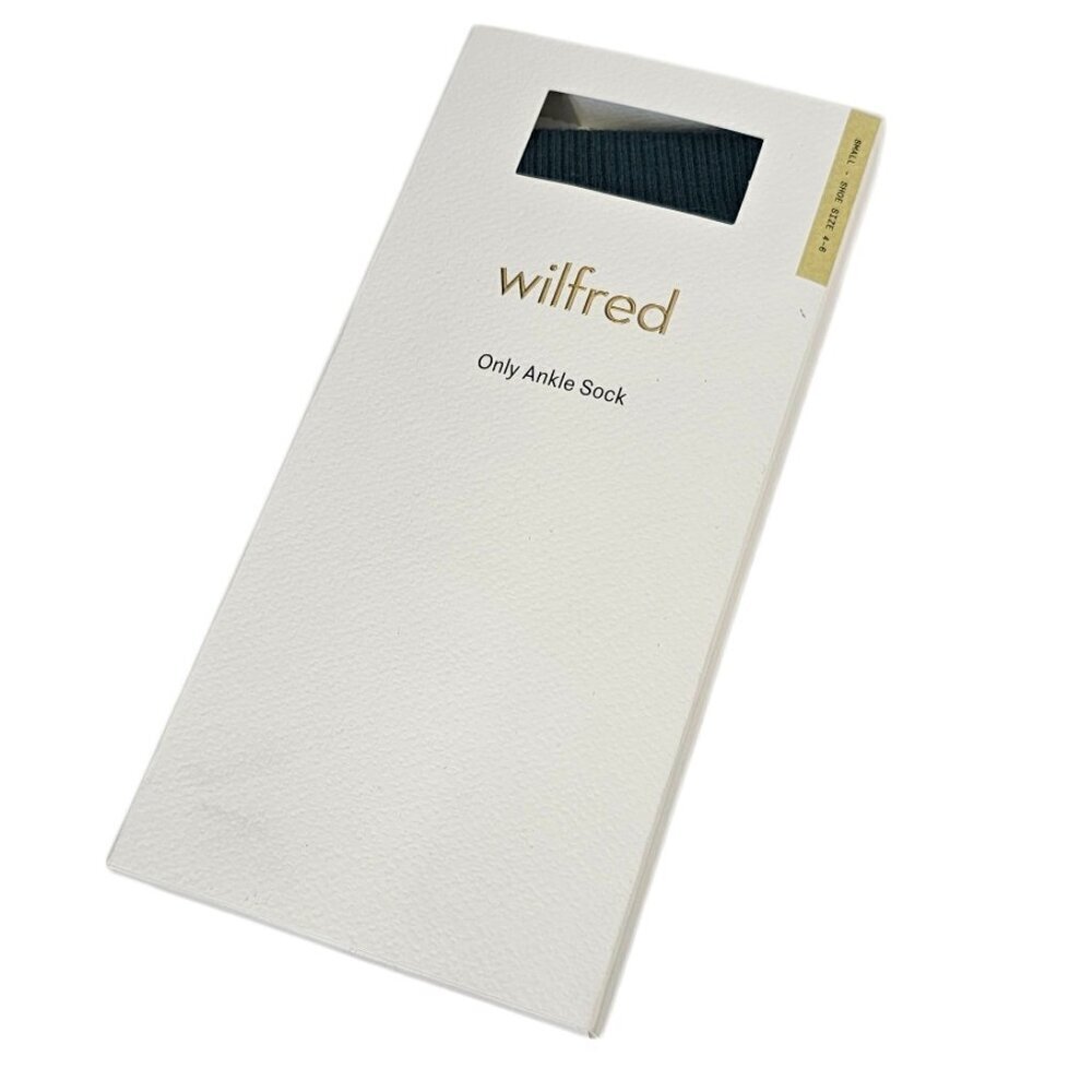 Aritzia Wilfred Only Ankle Socks, Suave Green, Shoe Size 4-6 NWT